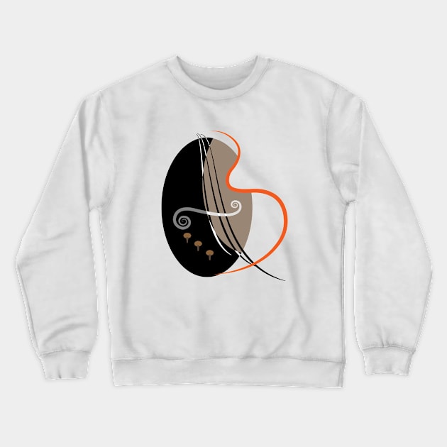 Abstract guitar Crewneck Sweatshirt by bluehair